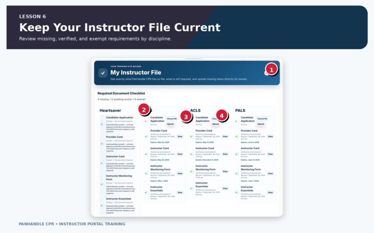 My Instructor File